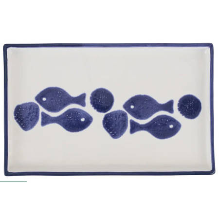 Santorini Fish 10" Rectangular Tray