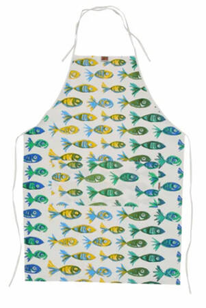 Pesci Colorati (Colorful Fish) Cloth Kitchen Apron
