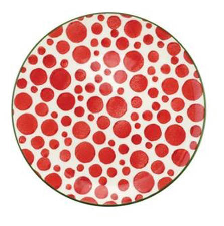 Mistletoe Salad Plate