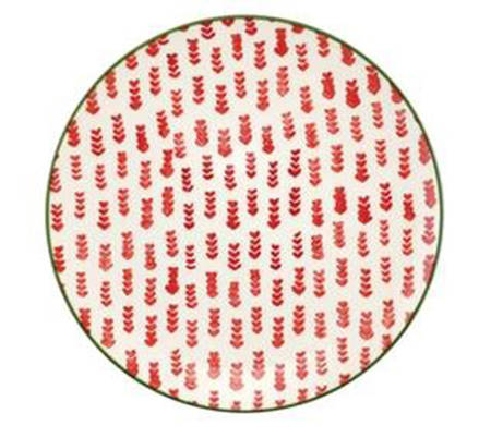 Mistletoe Salad Plate