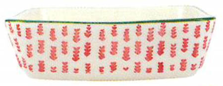 Mistletoe 9" Square Baker