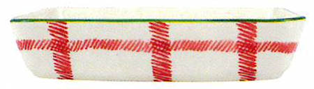 Mistletoe 13"  Rectangular Baker
