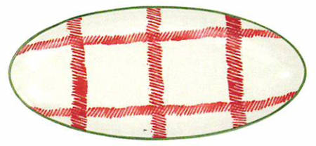 Mistletoe 15" Oval Serving Platter