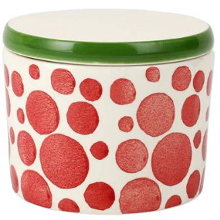 Mistletoe 4" Round Box & Lid