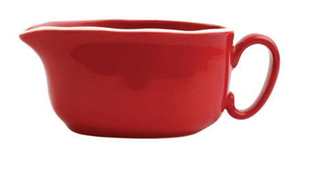 Chroma Red Gravy Boat