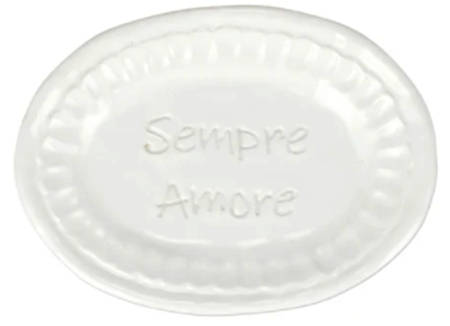 Pietra Serena 7" Oval Serving Platter