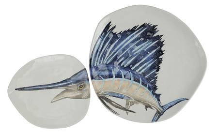 Pesca (Set of 2) Oblong Platter 11" & 16"
