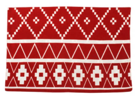 Bohemian Linens Cloth Reversible Placemat - Set of 4