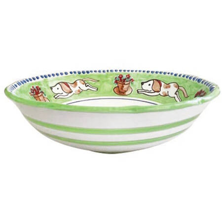 Campagna Cane 12" Round Serving Bowl