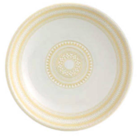 Ivory 6" Shallow Round Bowl