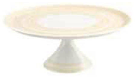 Ivory 6" Diameter Pedestal Cake Stand