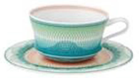 Treasures Flat Cup & Saucer Set