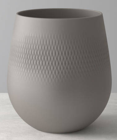 Collier Taupe 9" Vase