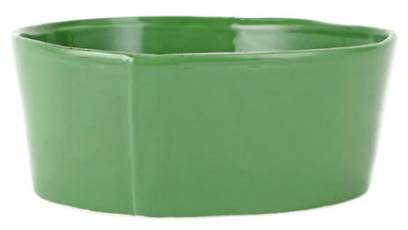 Lastra Green 8" Round Serving Bowl