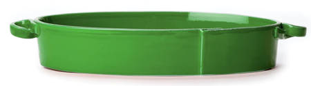 Lastra Green 15" Oval Baker