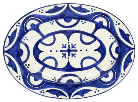 Mosaico 17" Oval Serving Platter
