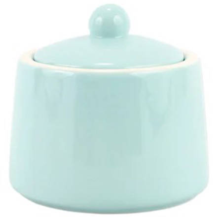 Chroma Aqua Sugar Bowl & Lid