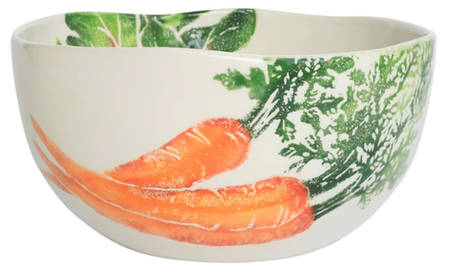 Spring Vegetables 9" Round Serving Bowl
