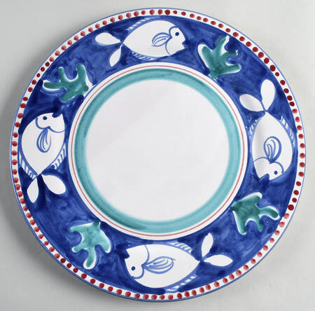 Campagna Fish Blue Service Plate (Charger)