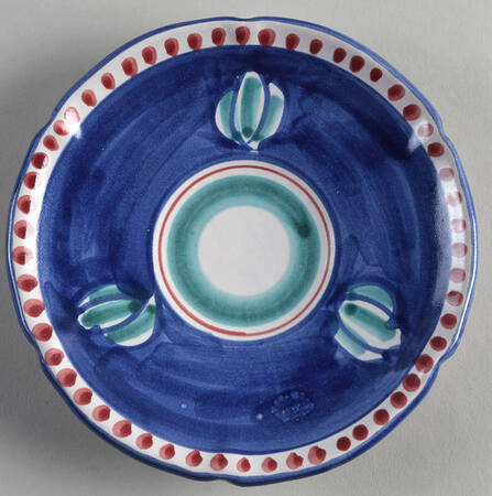 Campagna Fish Blue Saucer