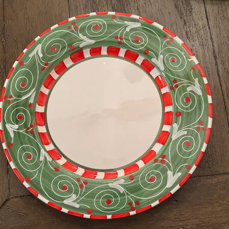 Deruta Natale Swirl by Vietri (Italy)