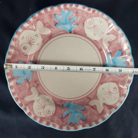 Campagna-Fish Pink by Vietri (Italy)