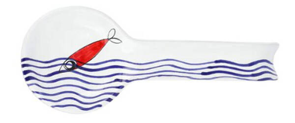 Pesce Pazzo Spoon Rest/Holder (Holds 1 Spoon)