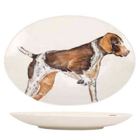 Cacciatore 18" Shallow Oval Bowl