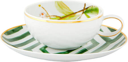Amazonia Flat Cup & Saucer Set