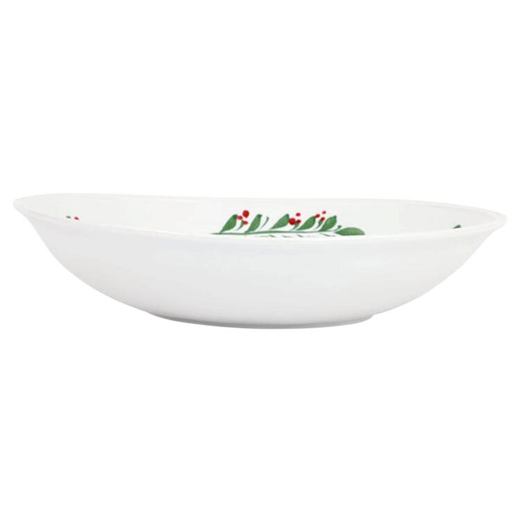 Aria Holiday 12" Shallow Oval Bowl