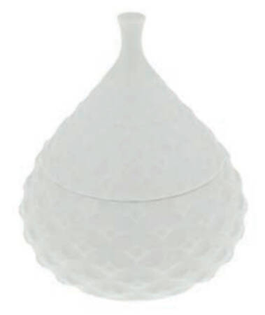 Plisse 4" Round Box & Lid