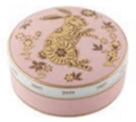 Golden 4" Round Box & Lid