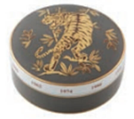 Golden 4" Round Box Lid