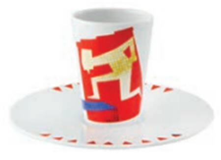 Escape Goat Espresso Cup and Saucer Set