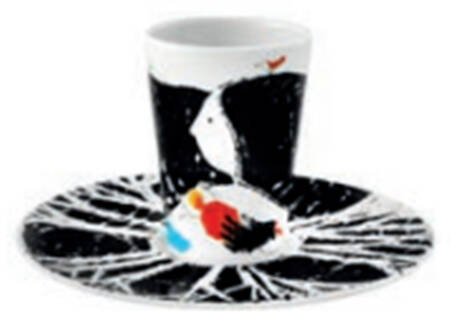 Escape Goat Espresso Cup and Saucer Set