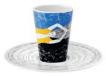 Escape Goat Espresso Cup and Saucer Set