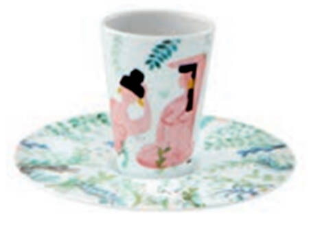 Escape Goat Espresso Cup and Saucer Set