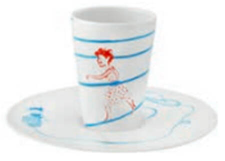 Escape Goat Espresso Cup and Saucer Set