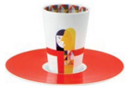 Escape Goat Espresso Cup and Saucer Set