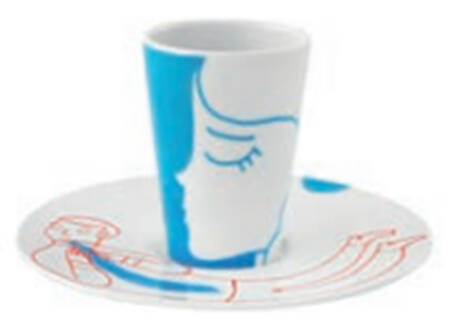 Escape Goat Espresso Cup and Saucer Set