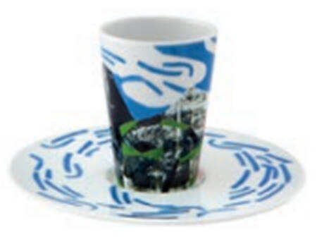 Escape Goat Espresso Cup & Saucer Set