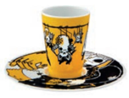 Escape Goat Espresso Cup & Saucer Set