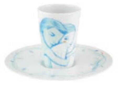 Escape Goat Espresso Cup & Saucer Set