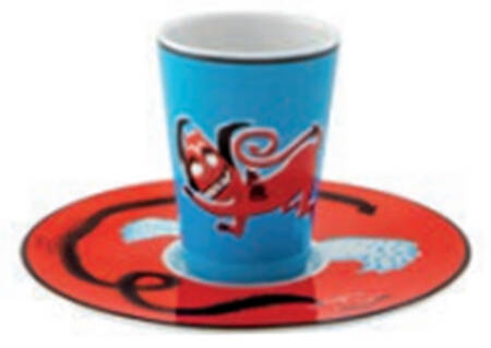 Escape Goat Espresso Cup & Saucer Set