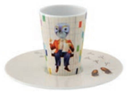 Escape Goat Espresso Cup & Saucer Set