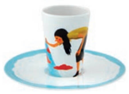 Escape Goat Espresso Cup & Saucer Set