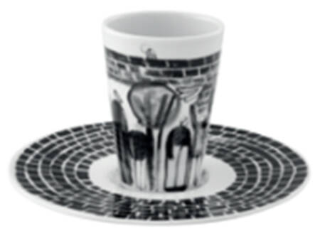Escape Goat Espresso Cup & Saucer Set
