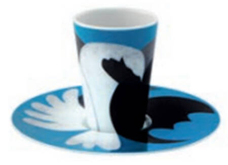 Escape Goat Espresso Cup and Saucer Set