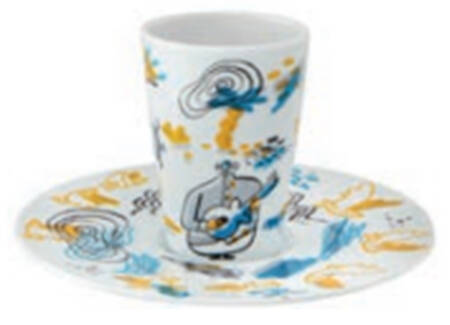 Escape Goat Espresso Cup and Saucer Set