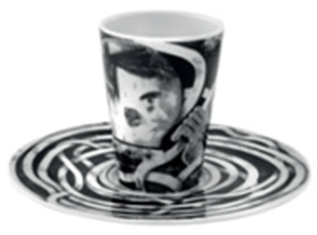 Escape Goat Espresso Cup and Saucer Set